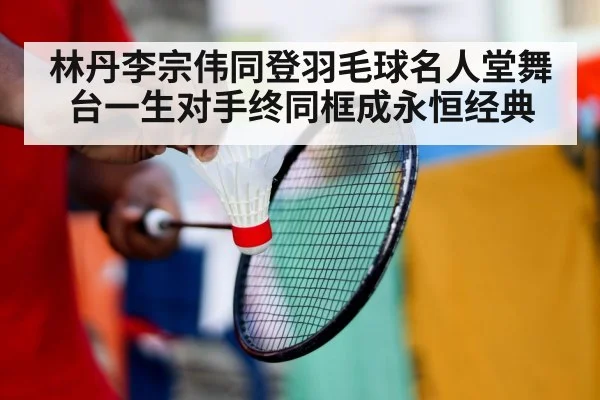 林丹李宗伟同登羽毛球名人堂舞台一生对手终同框成永恒经典